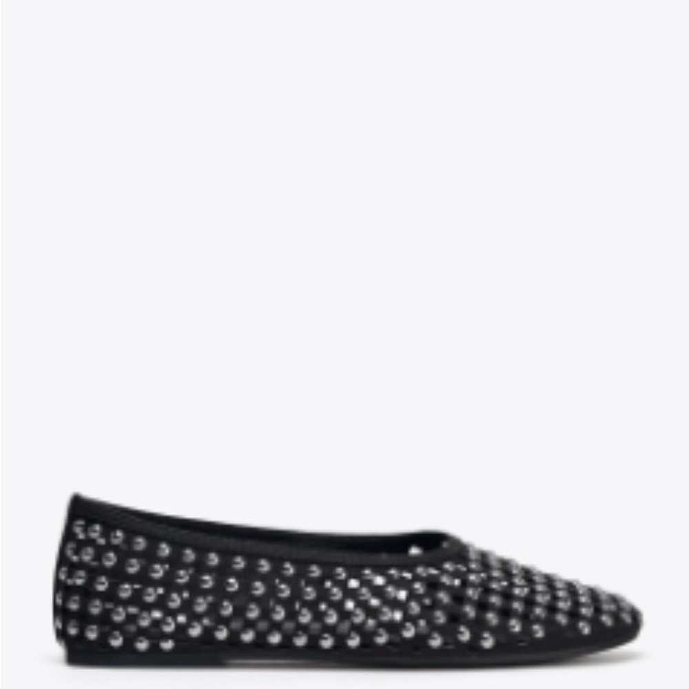Zara Studded Mesh Mary Jane’s